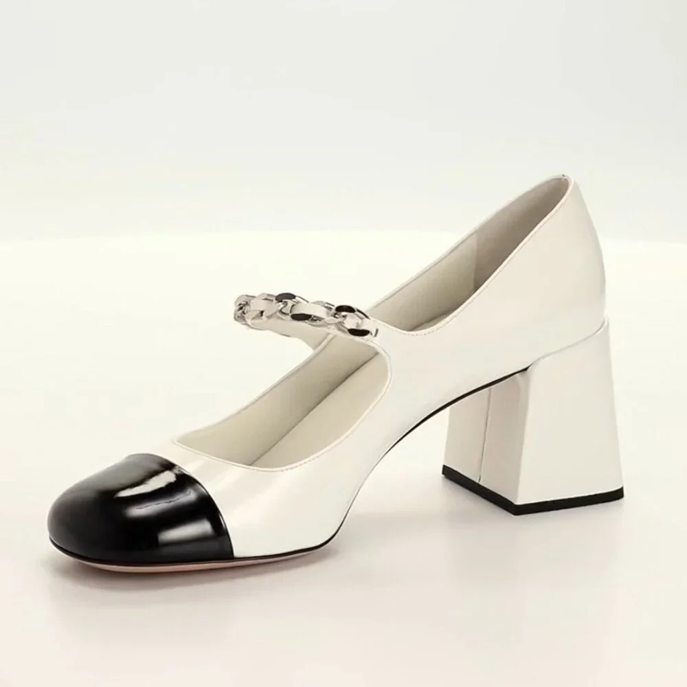 Miu Miu Mary Jane leather pumps size 40.5 - Beautiful almost new - Picture 7 of 10